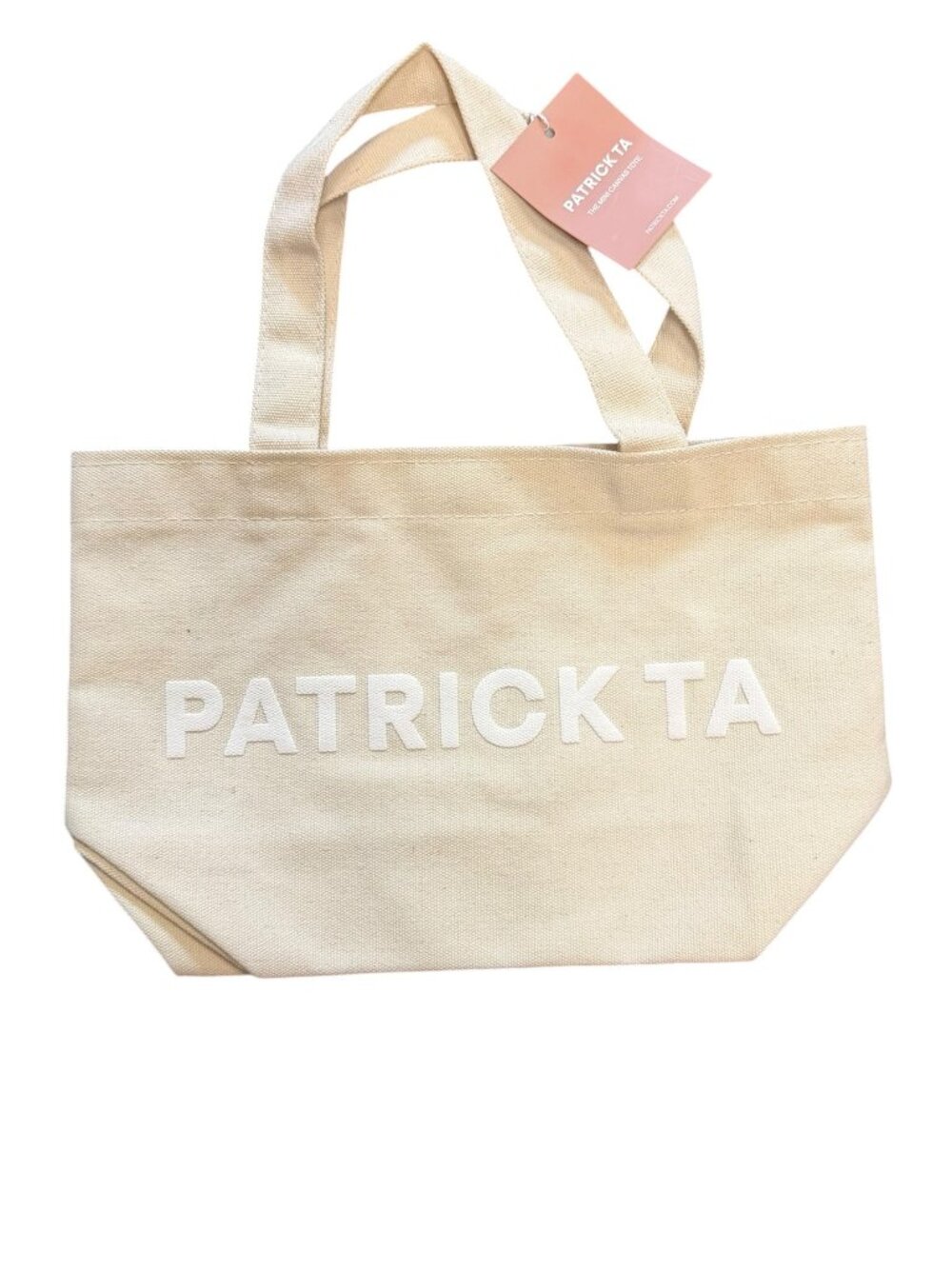NWT Patrick Ta Major Headlines Makeup Tote Canvas Bag